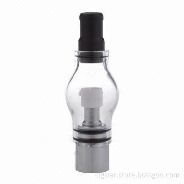 E-solid glass globe vaporizer